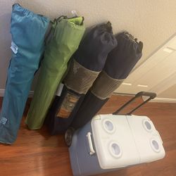 Cooler And Camping Chairs