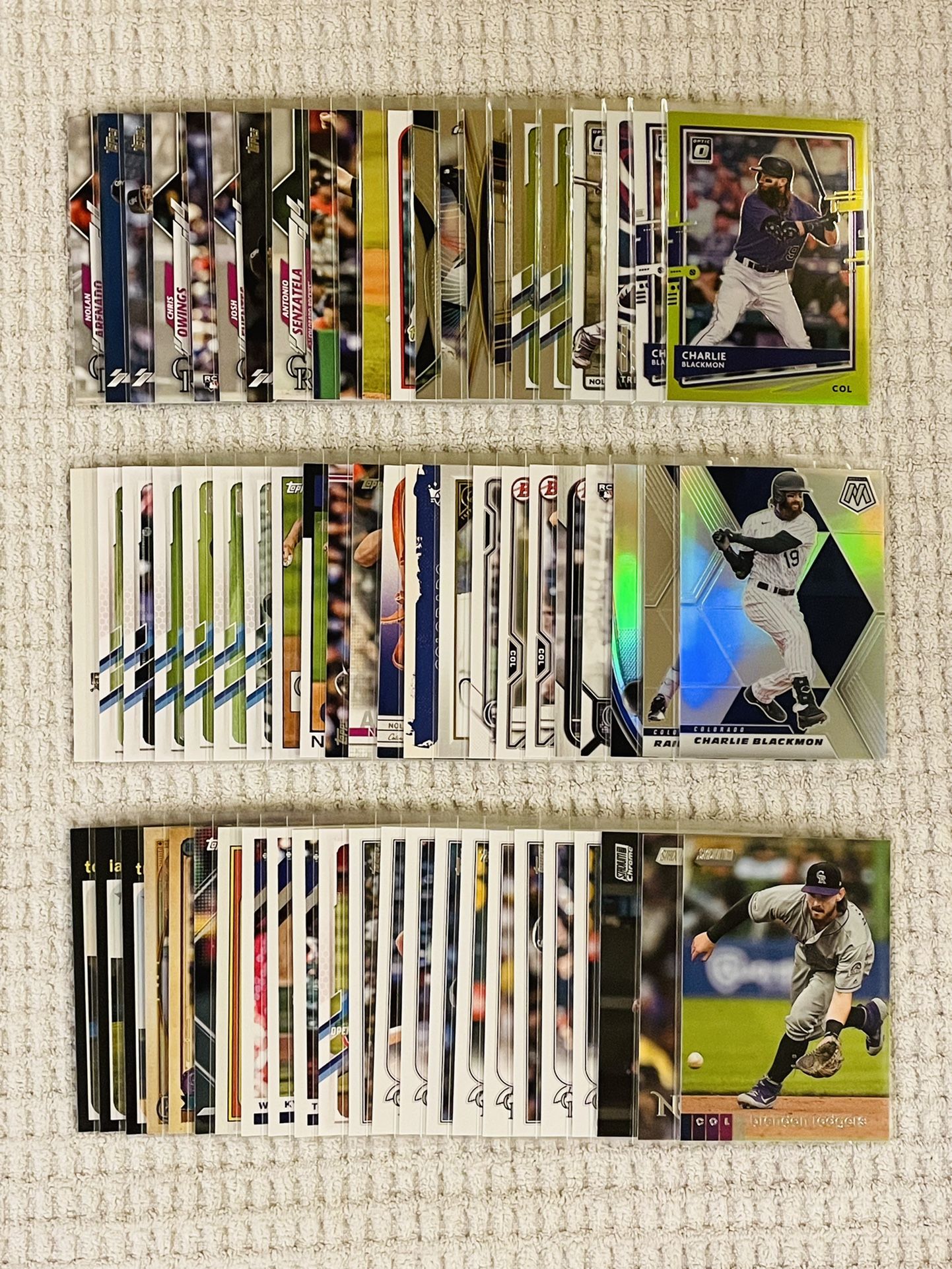 Colorado Rockies 67 Card Baseball Lot!