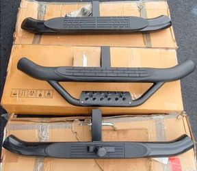 Universal Tow Hitch Step Bars Chevy Gmc Ford Ram Dodge Chevrolet Toyota