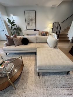West Elm Andes Sectional - 90” - $1800 obo