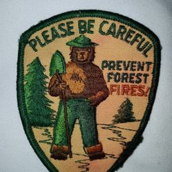 Vintage Smokey The Bear Patch