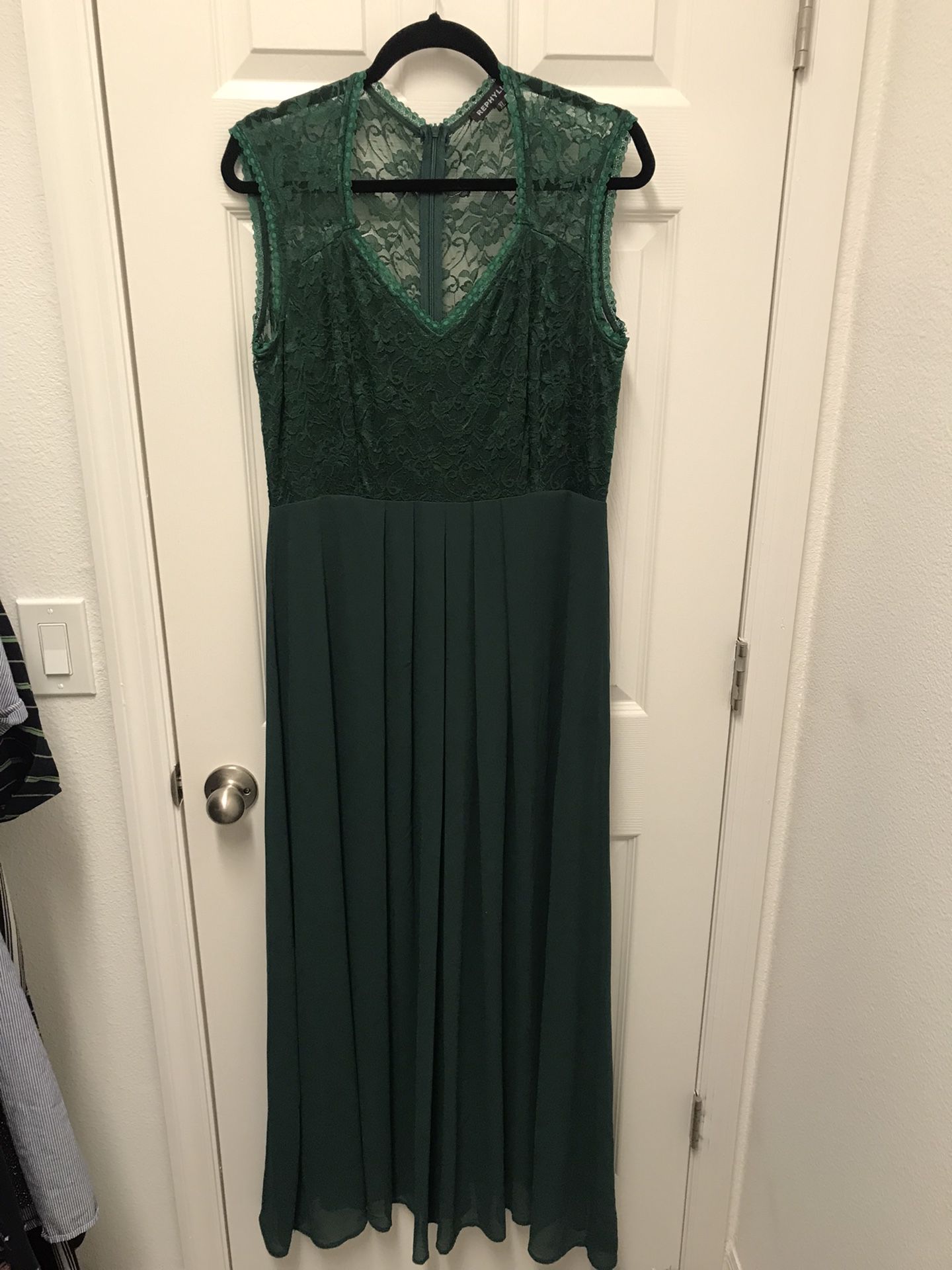 Women’s XL Emerald Green Dress Long
