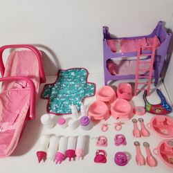 Kid Baby Doll Accessories Lot
