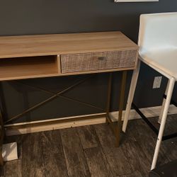 New In Box Linen Or End Table 