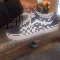 Blue And White Vans