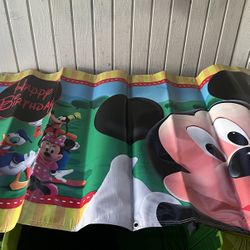Mickey Mouse Birthday Banner