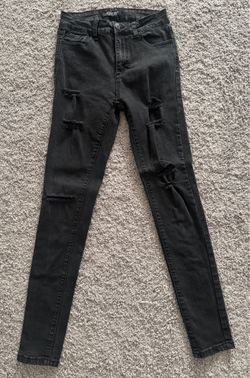 WAX JEAN Los Angeles Black Distressed Skinny Jeans – Size 3/26