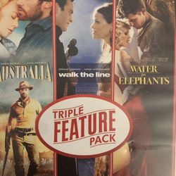 AUSTRALIA/WALK The LINE/WATER For ELEPHANTS Triple Feature (DVD)