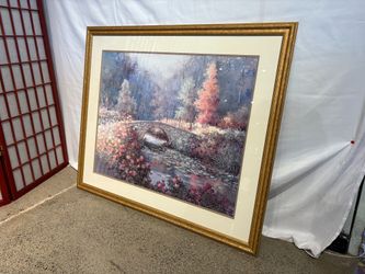 “The Old Stone Bridge” Print by Tan Chun