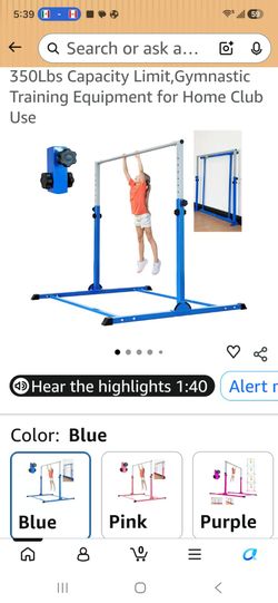 Gymnastics kip bar