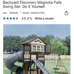 Brand New Backyard Swing Set 