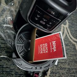   Christmas Special Sale ..... Ninja | XL Single Basket Air Fryer | 5.5 QT Capacity fits 3lbs of Wings