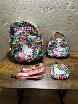 Hello Kitty Backpack Set