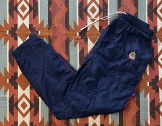Vintage Y2K Atletica Chivas de Guadalajara Lined Track Pants Navy Size Small