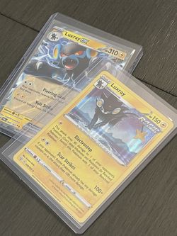 DOUBLE RARE Luxray EX Card And RARE Luxray Pokemon Card