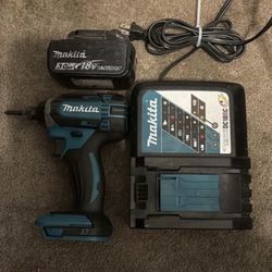 Makita impact drill 3.0ah battery & charger