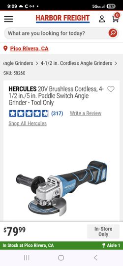 Hercules Angle Grinder 4-1/2"