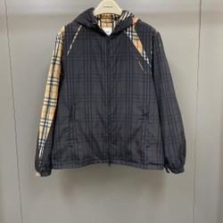 B  Sliced Check Lightweight Jacket