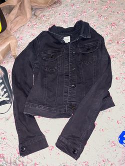 Black jean jacket