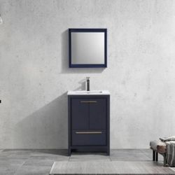24” Blue Vanity 