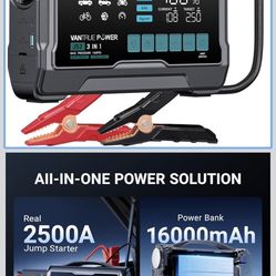 JS2 2500A Jump Starter