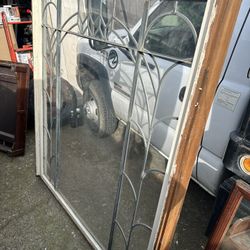 Vintage Glass Window 