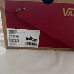 Black Range exp Vans Size 9.5 men