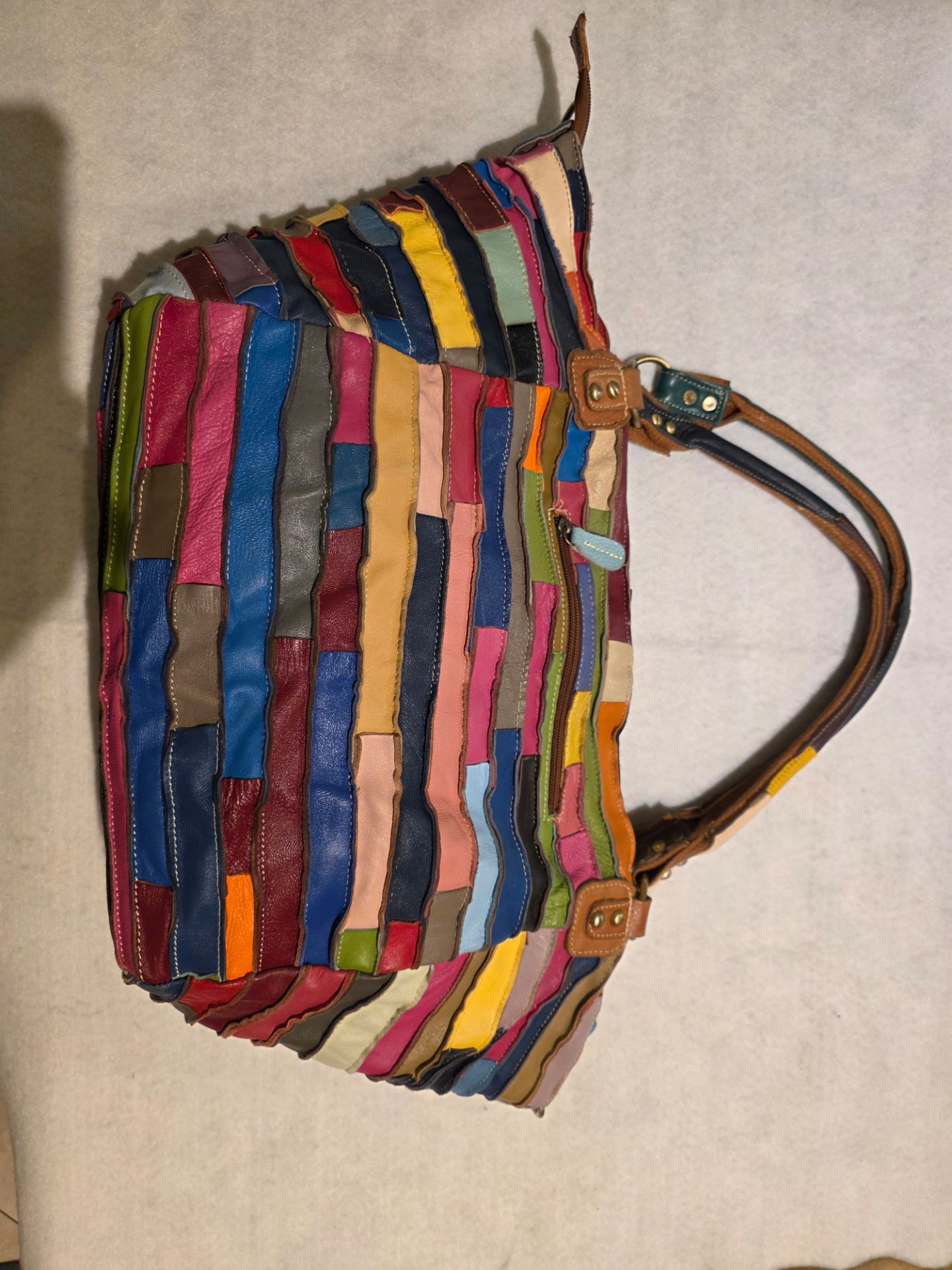 AMERILEATHER Muti-color Tote Bag