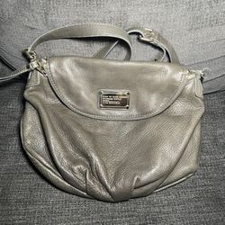 Marc By Marc Jacobs Gray Pebbled Leather Crossbody Bag Classic Workwear