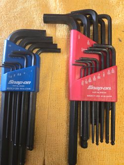 Snap on allen wrenchs