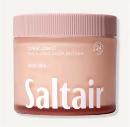 Saltair Multi-Lipid Body Butter Moisturizer, Coral Coast, 24 Hour, 10 oz