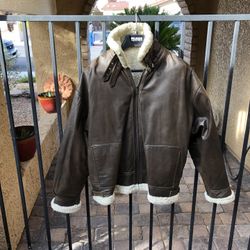 New Leather Jacket With Wool Liner 