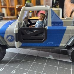 Jurassic World Dino Tracker SEARCH 'N SMASH TRUCK Dinosaur Kids Toy Collectible Retro Vehicle Park