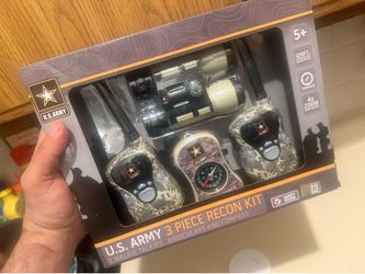 Kid play toy Kit 2 Walkie Talkies, Binoculars and Compass toy Nature Explore Set with Walkie Talkies, Binoculars, Compass, LED Flashlight - Outdoor Ad