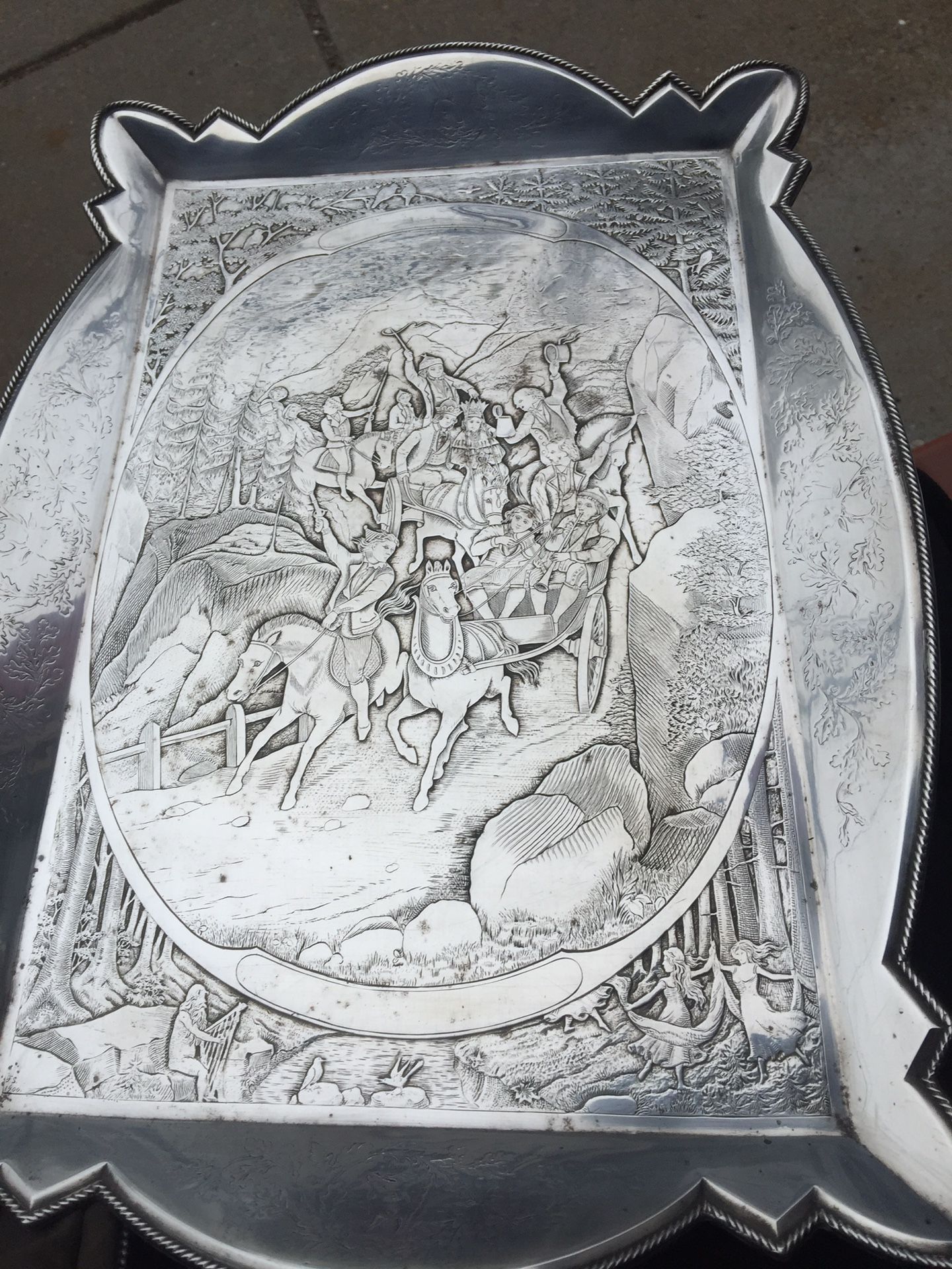 We polish silverplate