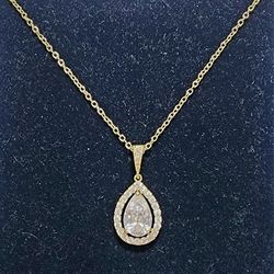 White Sapphire Necklace & Pendant