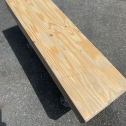 Industrial Rustic Wood Bench