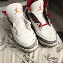 Fire red 3s