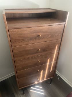 IKEA Walnut 5-Drawer Dresser