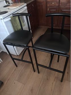 Metal bar stools