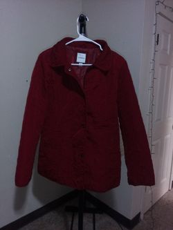 Crofts& Barrow Red Quilted Puffer Jacket