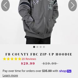 fb county sweater (BLUE)