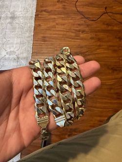 170g Sterling silver Cuban chain 24”