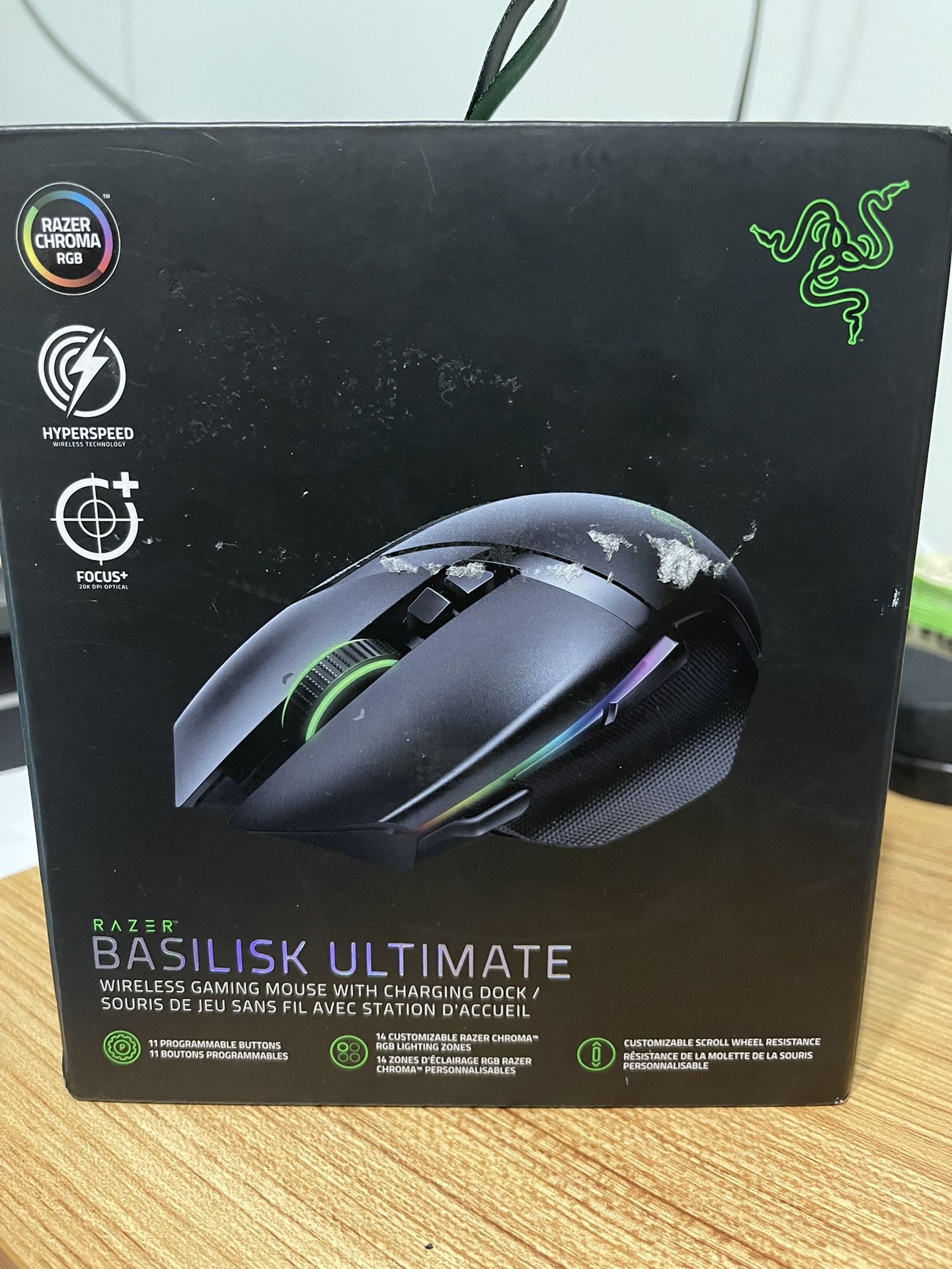 Razer Basilisk Ultimate Wireless Gaming Mouse With Charging Dock for Sale  in Irvine, CA - OfferUp