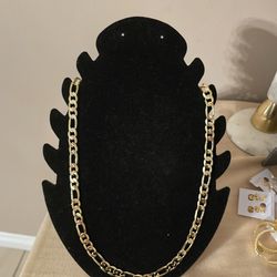 Cadena de 24 pulgadas oro laminado de excelente calidad