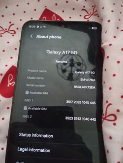 iPhone 13 and Galaxy a17 5g