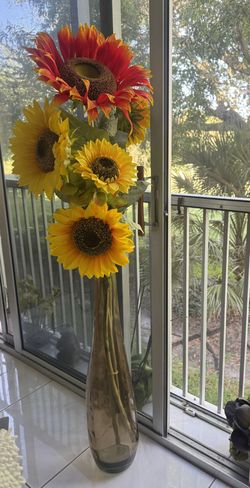 Arreglo Floral De GIRASOLES Alto