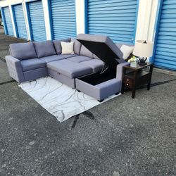 Sectional Sleeper Sofa + Storage FREE DELIVERY 