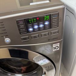 LG washer excellent condition large size took good care of service inside outside too $400