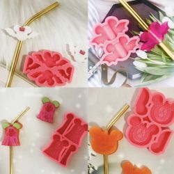 Mickey Bat Straw Topper Mold